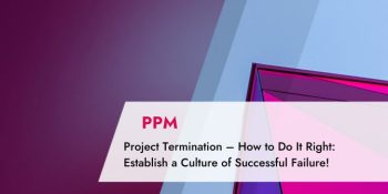 Project Termination: Establish a Culture of Successful Failure