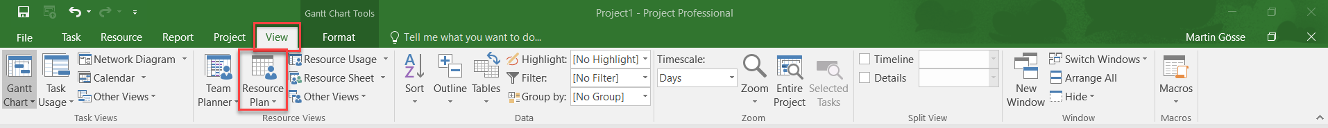 Using Resource Engagements in MS Project 2016 3
