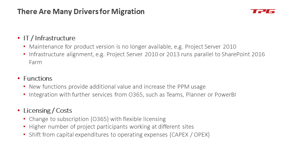 microsoft project server migration 1