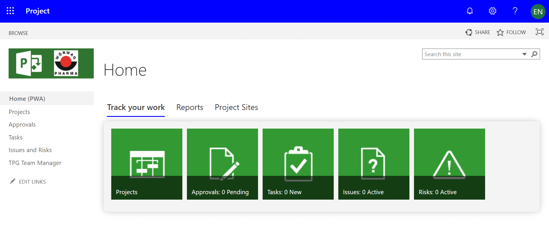 Project Online Case Study: Microsoft Project user interface