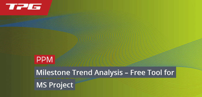 Milestone Trend Analysis for MS Project