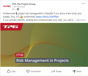 Risk Management in Projects – Fictive pre-mortem exercise for a new television at the Agile Game Night in Munich in May 2018
