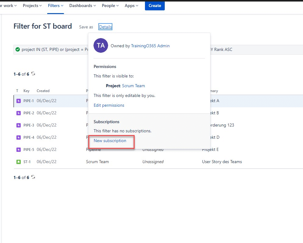 Project Management with Jira – Setting up e-mail notifications
