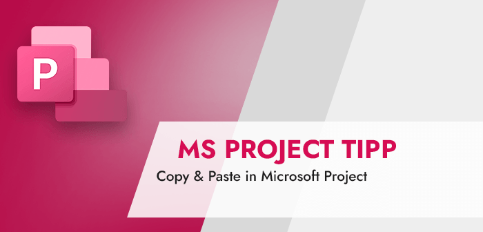 MS Project Kopieren und Einfügen