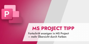 Fortschritt anzeigen in MS Project - mehr Übersicht durch Farben (MS Project Tipp)