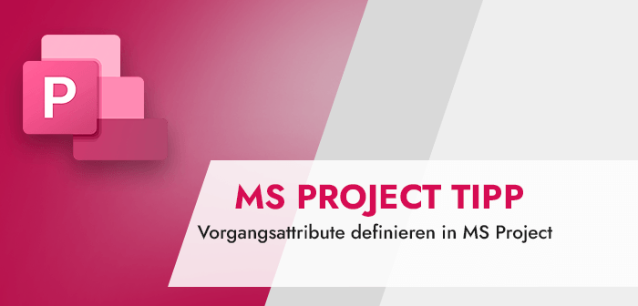 Vorgangsattribute definieren in MS Project