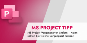 MS Project Vorgangsarten ändern